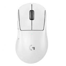 Мышь беспроводная + проводная Logitech PRO X SUPERLIGHT 2 DEX (910-007365) белый