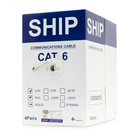 Кабель сетевой SHIP D165-P белый