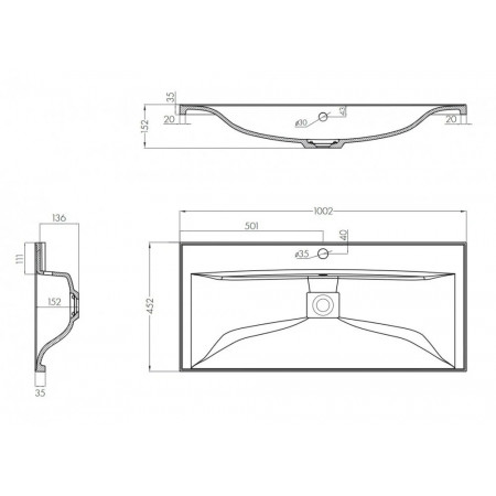 Раковина Aquaton Айрис M1000 (1A73273KAG010) белый