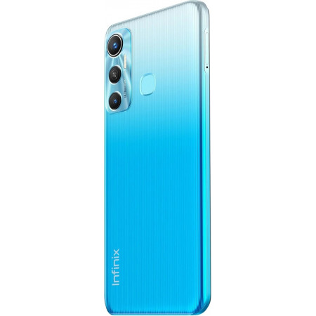 Смартфон Infinix HOT 11 (X662) 4 ГБ/64 ГБ голубой (Silver Wave)