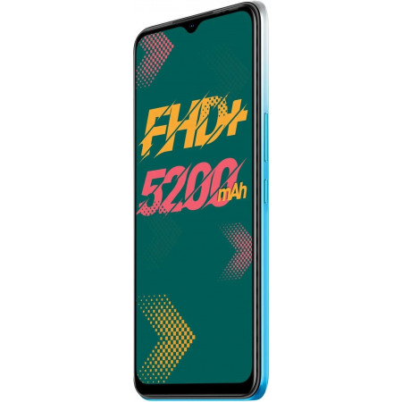 Смартфон Infinix HOT 11 (X662) 4 ГБ/64 ГБ голубой (Silver Wave)