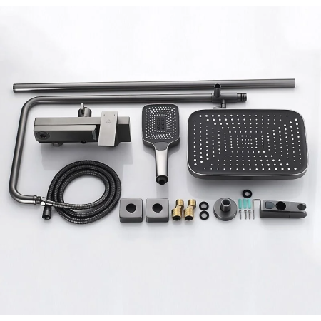 Душевая гарнитура Rose R1836T черный