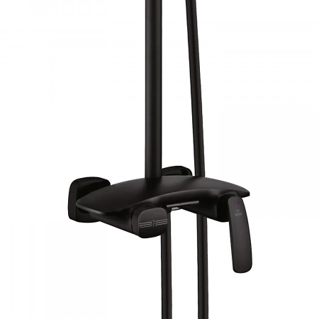 Душевая система Rose R1136H черный