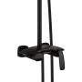 Душевая система Rose R1136H черный
