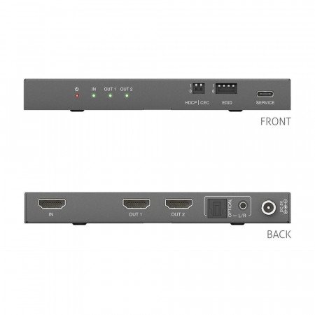 HDMI сплиттер PureLink PT-SP-HD12-48G черный