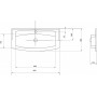 Раковина Aquaton Милан М 95 (1A70653KML010) белый