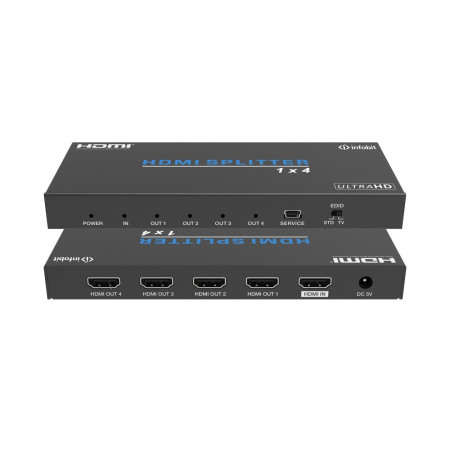 HDMI сплиттер Infobit iSwitch 104 черный