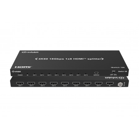 HDMI сплиттер Infobit iSwitch 108 черный