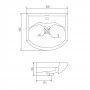 Раковина Aquaton Smile-50 (1WH207781) белый