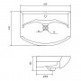 Раковина Aquaton Smile-65 (1WH207782) белый