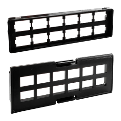 Адаптерная планка 12 x SC Simplex/ LC Duplex (без адаптеров)