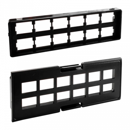 Адаптерная планка 12 x SC Simplex/ LC Duplex (без адаптеров)