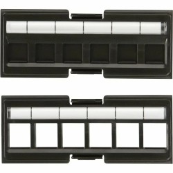 Адаптерная планка 6 x Keystone RJ45 (без модулей), неэкранированная, без шторок