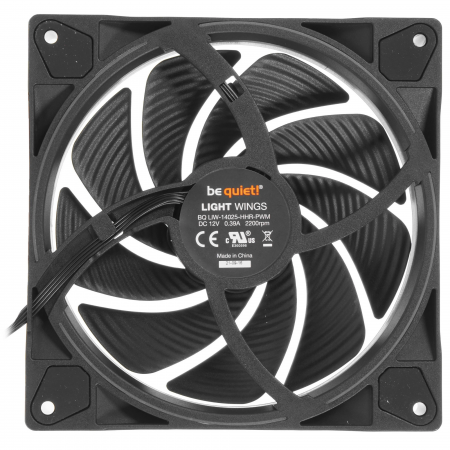 Вентилятор Bequiet! Light Wings LX 140mm PWM high-speed Triple-pack (BL130) Чёрный