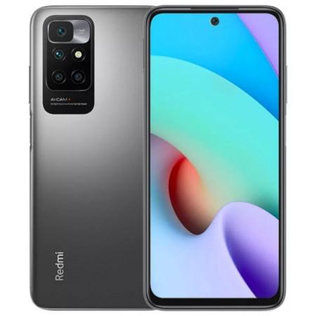 Смартфон Xiaomi Redmi 10 (21061119AG) (NFC) 4 ГБ/128 ГБ серый (Carbon Gray)