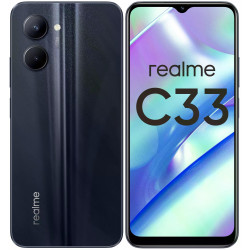 Смартфон realme C33 (RMX3624) (NFC) 4 ГБ/64 ГБ черный (Night Sea)