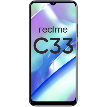 Смартфон realme C33 (RMX3624) (NFC) 4 ГБ/64 ГБ черный (Night Sea)