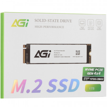 1000 ГБ SSD диск AGI AI818 (AGI1T0G43AI818-CB) черный