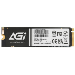 512 ГБ SSD диск AGI AI818 (AGI512G44AI818-CB) черный