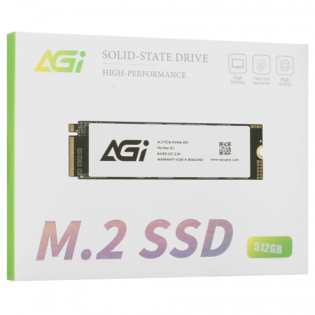 512 ГБ SSD диск AGI AI818 (AGI512G44AI818-CB) черный