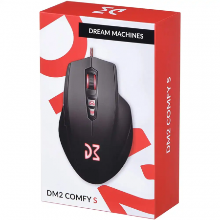 Мышь проводная Dream Machines DM2S Comfy черный