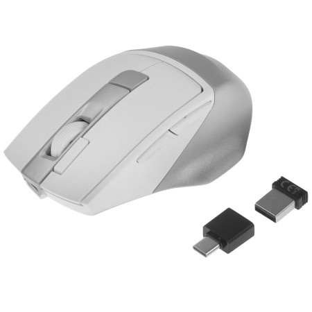 Мышь беспроводная A4Tech Fstyler FG45CS Air2 (FG45CSAIR2 SILVER WHITE) серебристый