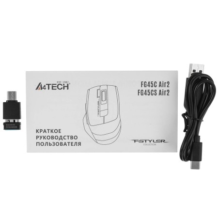 Мышь беспроводная A4Tech Fstyler FG45CS Air2 (FG45CSAir2 Icy Blue) голубой