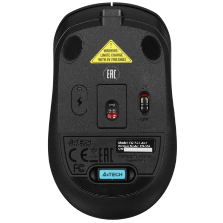 Мышь беспроводная A4Tech Fstyler FG15CS Air2 (FG15CSAIR 2 BLACK) черный