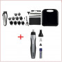 Машинка для стрижки волос Wahl Lithium-Ion Cordless + Wahl Nose trimmer 79600-3116 + 05546-216 серебро-черный