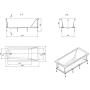Ванна Santek фиджи 180х80 (1WH501706) белый