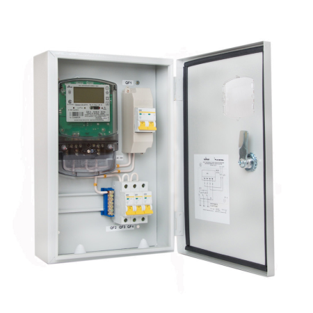 Шкаф учёта и распределения электроэнергии АО Энергомера ШУЭ-23-1H-00-08 серебристый