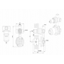 Cкрытая монтажная часть для ванны Bravat Eddie 3-функции (D969RBG-B-ENG) хром
