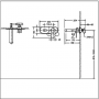 Cкрытая монтажная часть Bravat Gina D968C-ENG (D968C-ENG) хром