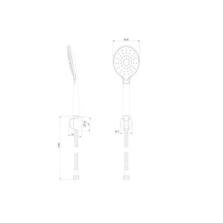 Комплект аксессуаров для смесителя BRAVAT ECO (D2122CP-ENG) хром