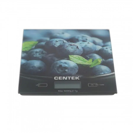Кухонные весы Centek CT-2462 Голубика черный