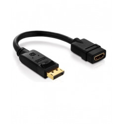Кабель Displayport - HDMI PureLink (PI155) 0.1 м черный