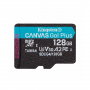 128 ГБ Карта памяти Kingston Canvas Go Plus MicroSDXC (SDCG4/128GBSP) черный