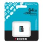 64 ГБ Карта памяти Kingston Canvas Go Plus microSDXC (SDCG4/64GBSP) черный
