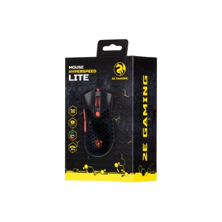 Мышь проводная 2E Gaming HyperSpeed Lite (2E-MGHSL-BK) черный