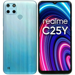 Смартфон realme C25Y (RMX3269) 4 ГБ/128 ГБ голубой (Glacier Blue)