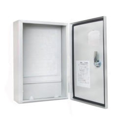 Шкаф учёта и распределения электроэнергии АО Энергомера ШУЭ-08-1Н-000-00 серебристый