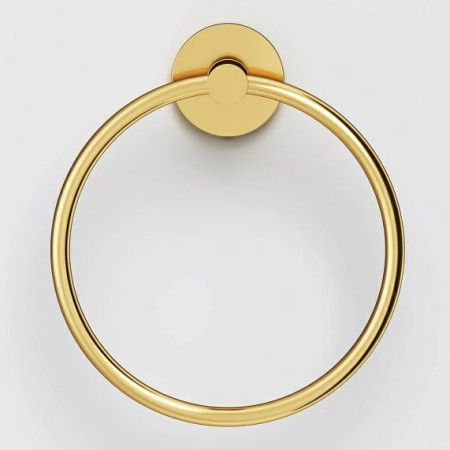 Держатель и крючок для ванной AM.PM X‑Joy Towel Ring A85A34499 Золотой