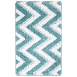 Коврик для ванной RIVER (FX-5004C) голубой