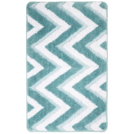 Коврик для ванной RIVER (FX-5004C) голубой