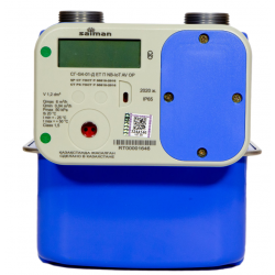Газовый счетчик SAIMAN СГ-G4-01-Д EТ П NB-IoT AV OP DD синий