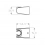 Настенное крепление для лейки Lemark LM8083BL (215553) черный