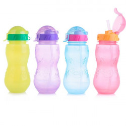 Бутылка WOWBOTTLES Сочные фрукты КК0467 розовый, синий фиолетовый, желтый
