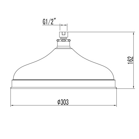 Лейка душевая Lemark LM9830B (215532) черный