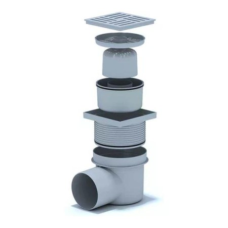 Трап для душа АНИ Пласт TA 1610 (TA1610) серый