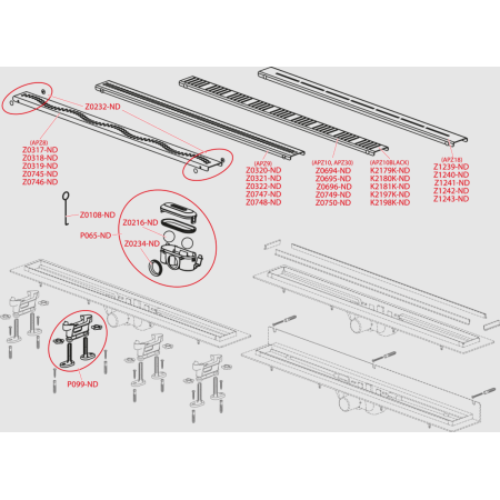 Трап для душа AlcaPlast Simple (APZ10-650M) серый
